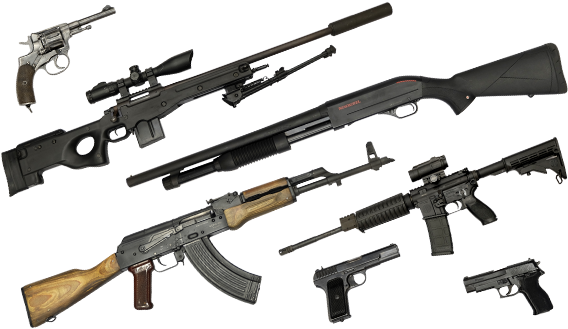 Fire At Will Or Have A Mini-competition - Firearm (580x340), Png Download