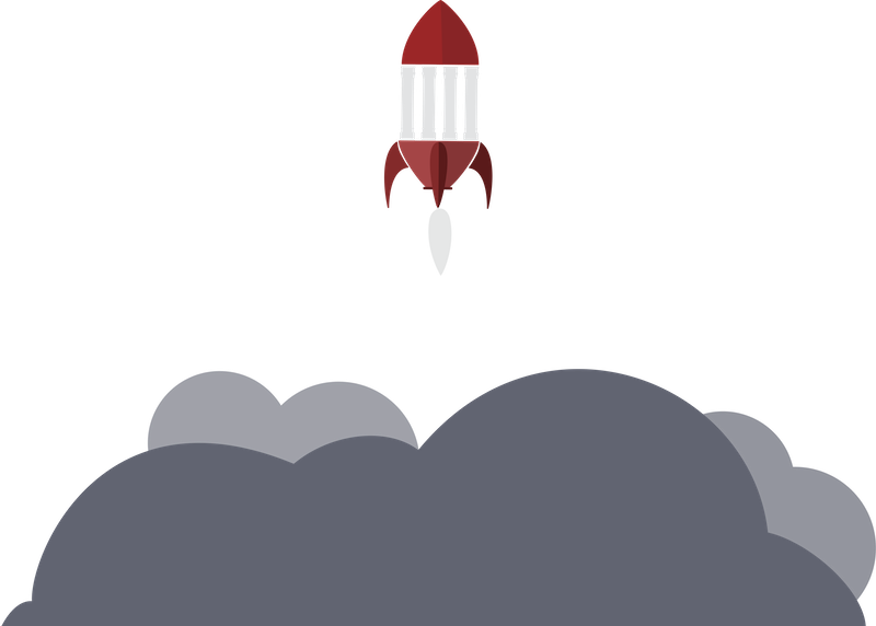 Rocket Takeoff - Illustration (800x572), Png Download