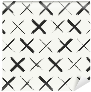 Modern Monochrome Grunge Texture With Hand Drawn Brush - Drawing (400x400), Png Download