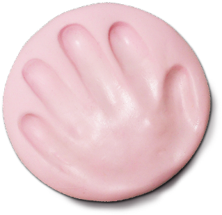 Homemade Premium Unique Keepsake Mold Arcilla Huella - Clay (360x360), Png Download