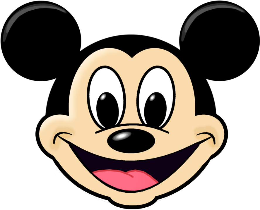 Mickey Mouse Vector By Deartechs - Mickey Mouse Face Png (900x726), Png Download