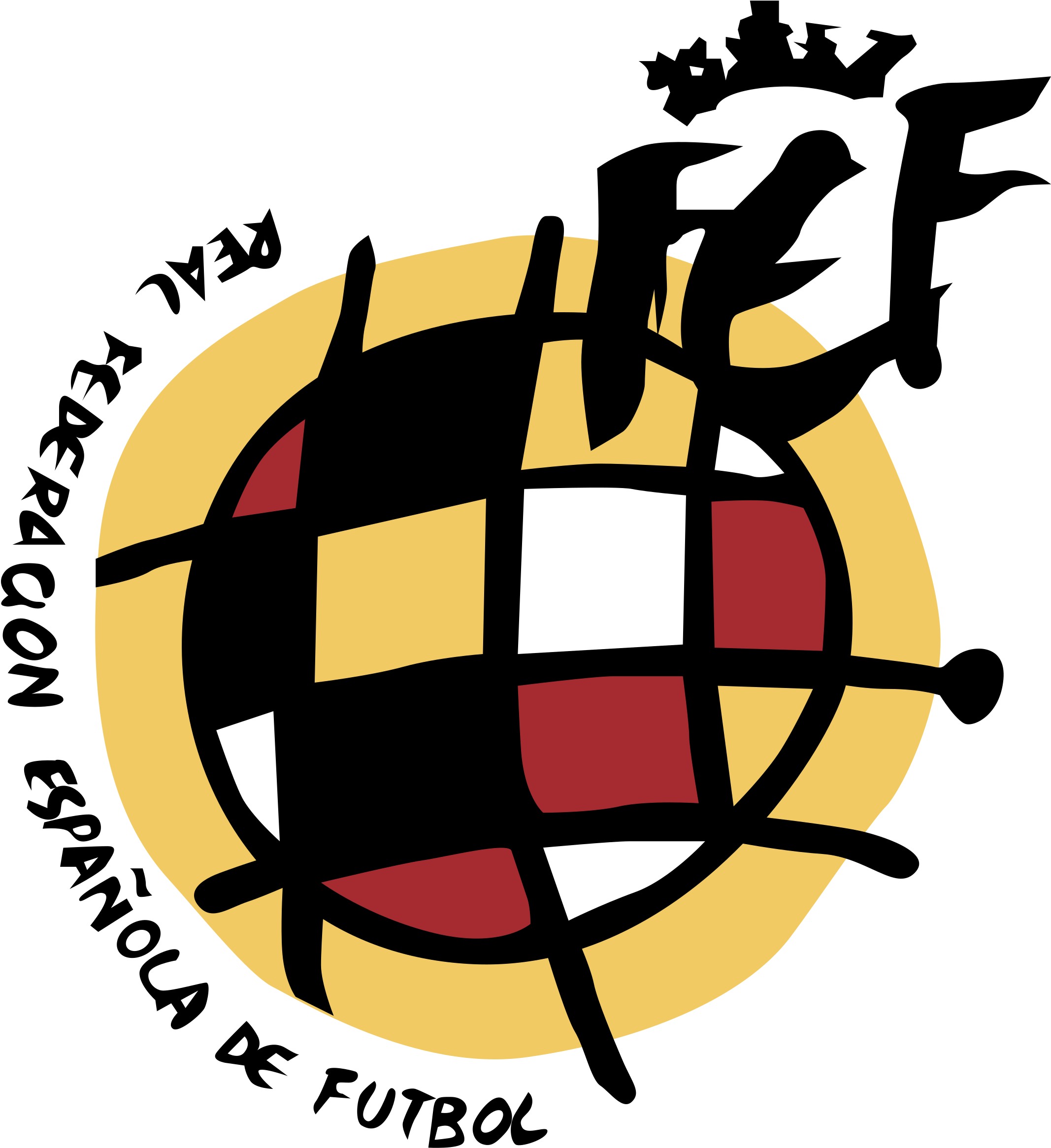 Real Federacion Espanola De Futbol Logo Png Transparent - Spain Football Hd Logo (2400x2400), Png Download