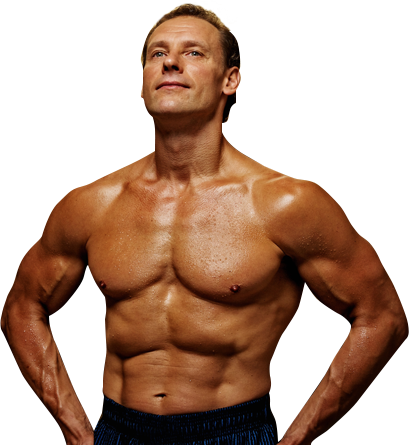 Shirtless Man Png (409x445), Png Download