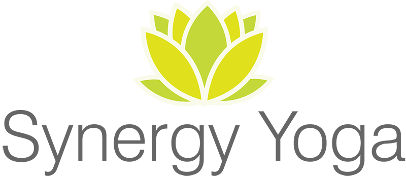Synergy Yoga Footer Logo - Yoga Studio Logo Png (800x349), Png Download
