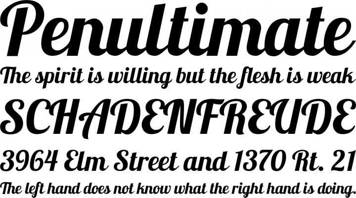 Lobster Font Phrases - Good Font (720x401), Png Download