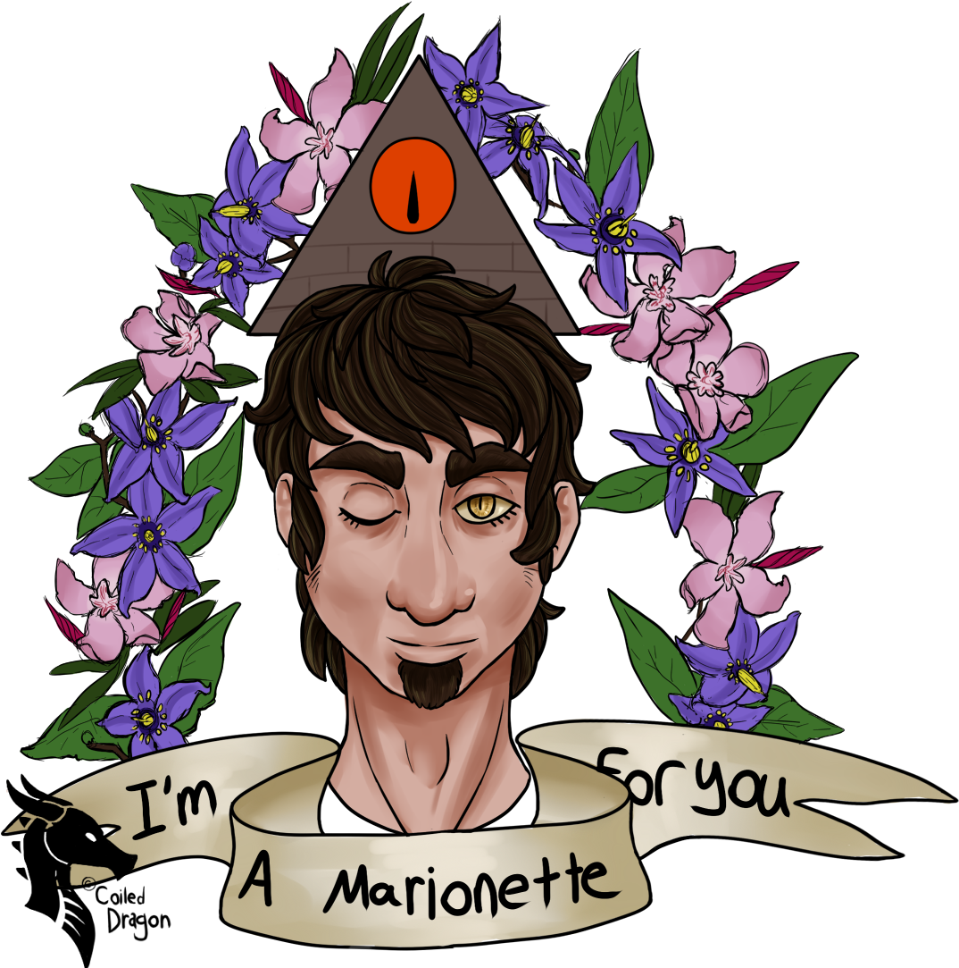 Marionette - Cartoon (1073x1090), Png Download