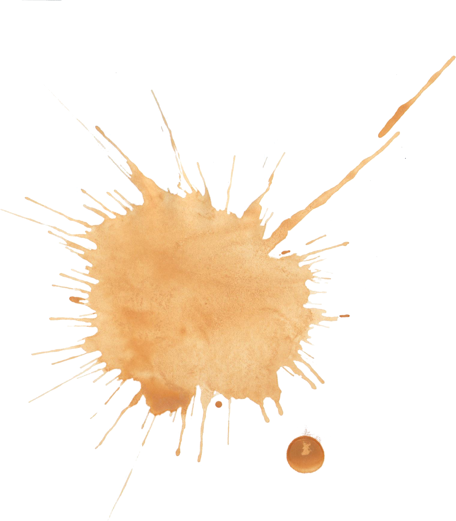 18 Brown Watercolor Splatter Png Transparent Onlygfx - Painting (1520x1736), Png Download