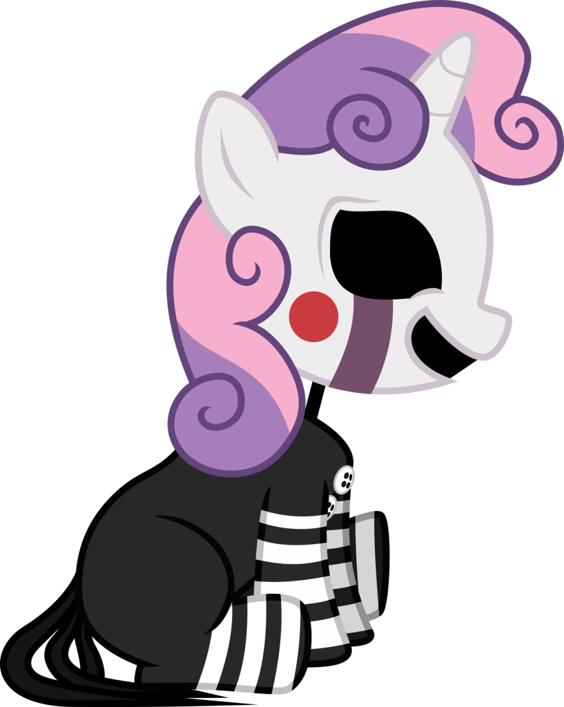 Overdriv3n, Clothes, Costume, Five Nights At Aj's, - Sweetie Belle Friendship Is Magic (817x1024), Png Download