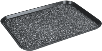 Dinex Dxsmc1418nsm03 Cafeteria Tray - Dinex Glasteel Serving Trays Fiberglass Black 18"l (365x365), Png Download