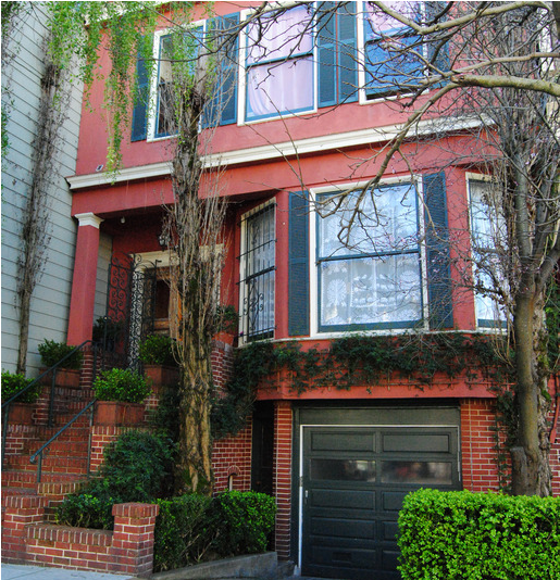 Charming Victorian House In The Heart Of San Francisco - House (800x533), Png Download