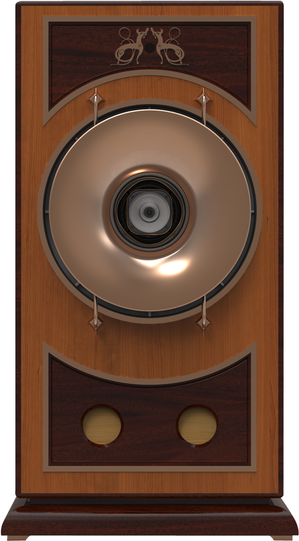 Viking Acoustic's Horn Loudspeakers Deliver True State - Loudspeaker (609x1080), Png Download