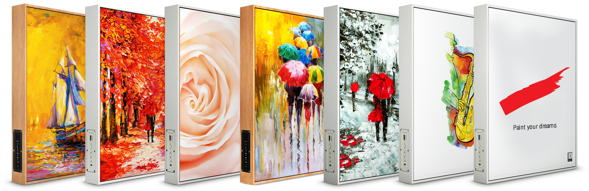 And Latest Technology Products, Stands True To Its - Iball Launches Frame Speakers (2270x844), Png Download
