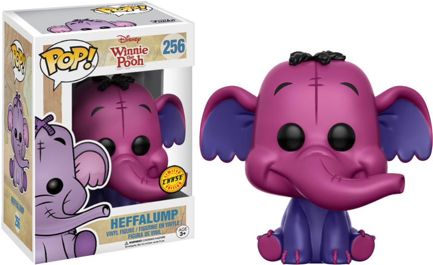 Pop Figure Disney Heffalump Chase - Funko Pop Heffalump Chase (884x572), Png Download