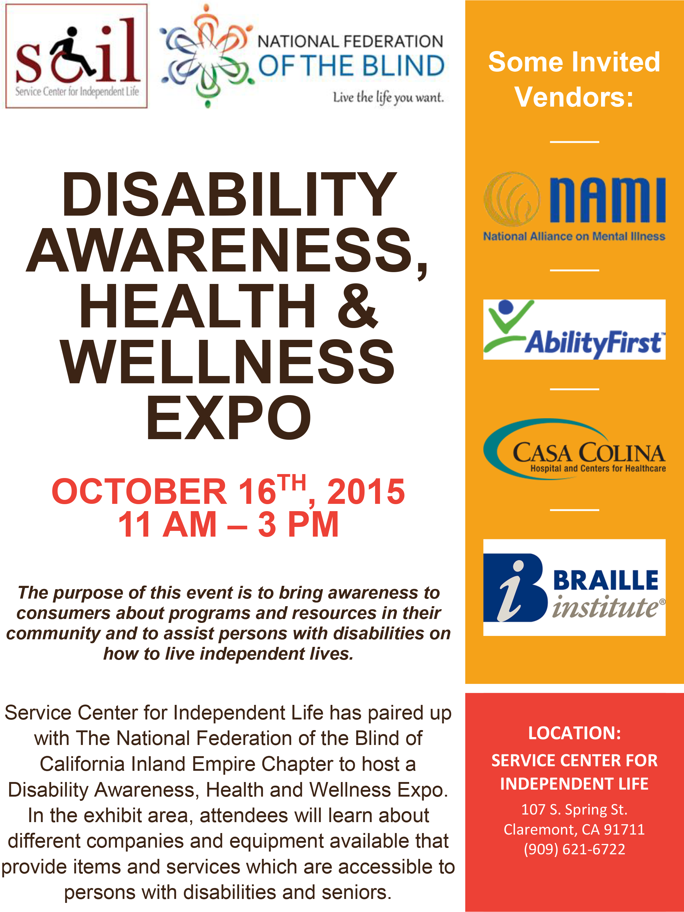 Disability Awareness Expo Flyer New - Facebook (2292x3080), Png Download