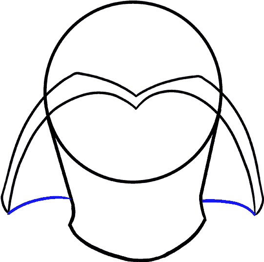How To Draw Dart Vader - Drawing (678x600), Png Download