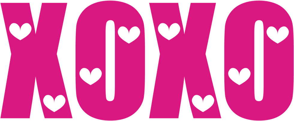 Xoxo Valentines Day (1000x422), Png Download