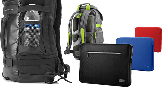 Hp Backpacks, Laptop Bags And Sleeves - Laptop Accessories Png (564x303), Png Download