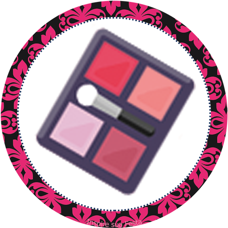 Tag Ou Topper Para Docinhos Ou Lembrancinhastag Ou - Topper Para Docinhos Maquiagem (500x500), Png Download