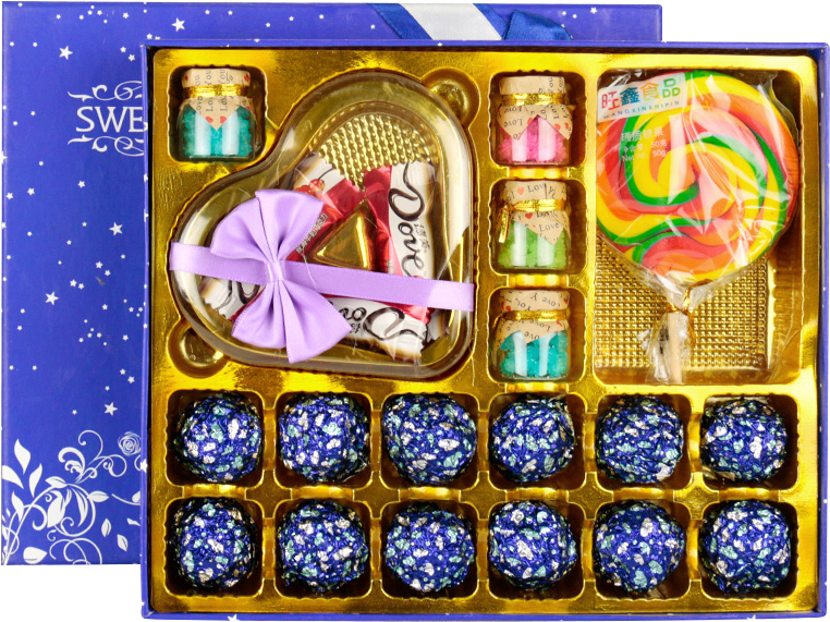 Dove Chocolate Gift Box Lollipop 520 Gift Candy Snacks - Lollipop (800x800), Png Download