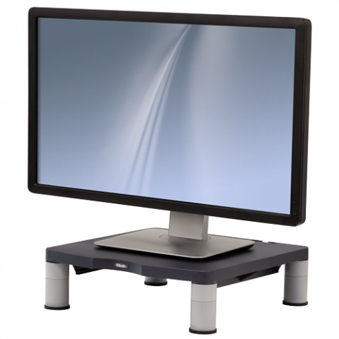 Fellowes Standard Monitor Riser 27kg Capacity - Fellowes Standard Monitor Riser - Graphite (480x480), Png Download