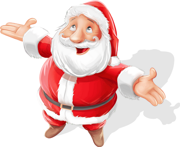 Santa Claus (600x490), Png Download