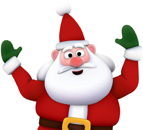 Santa Clause 3d Character (700x463), Png Download