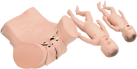 Manequim Ob Para Parto À Vácuo E Forceps - Simulaids Forceps/vacuum Delivery Ob Manikin With Carry (500x500), Png Download