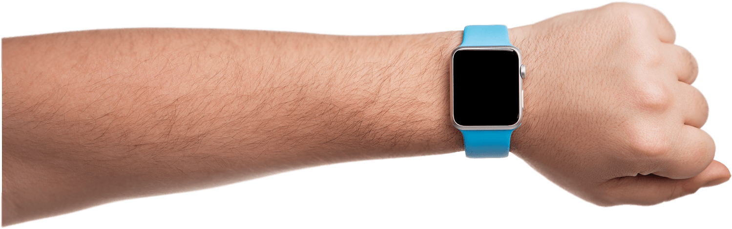 Watch Arm Color Compr - Wrist Watch On Arm Png (1499x469), Png Download