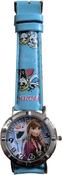 Frozen Wrist Watch Transparent Image - Kristen Bell Josh Gad Signed Disney's Frozen Voice (217x613), Png Download