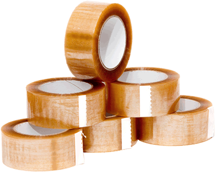 Rollos De Cinta Adhesiva Transparente - Adhesive Tape (870x399), Png Download