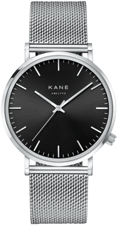 Black Code Silver Mesh, Inspired By Sophisticated And - Arctic Silver Watch (288x480), Png Download
