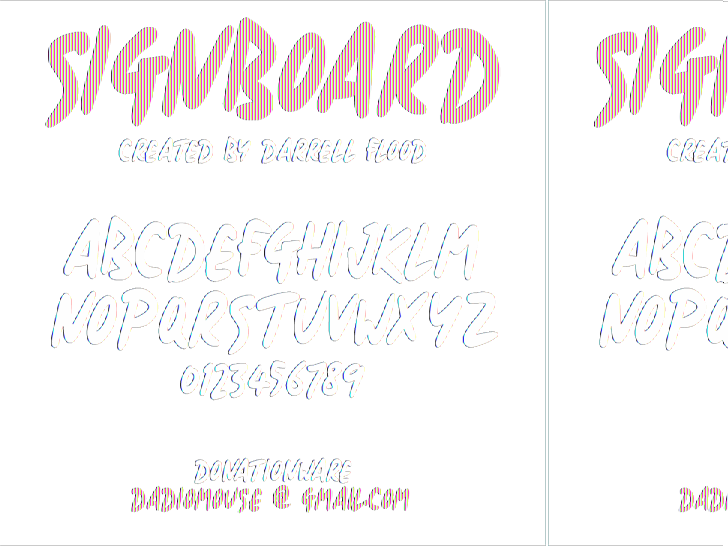 Download Free Signboard Font Poster Full Size PNG Image PNGkit