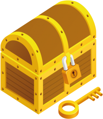 Chest, Coins, Gold, Jewel, Treasure Clipart Png Png - Treasure Chest Icon (400x400), Png Download