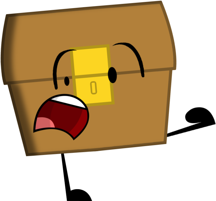 Treasure Chest - Bfdi Treasure Chest (773x700), Png Download