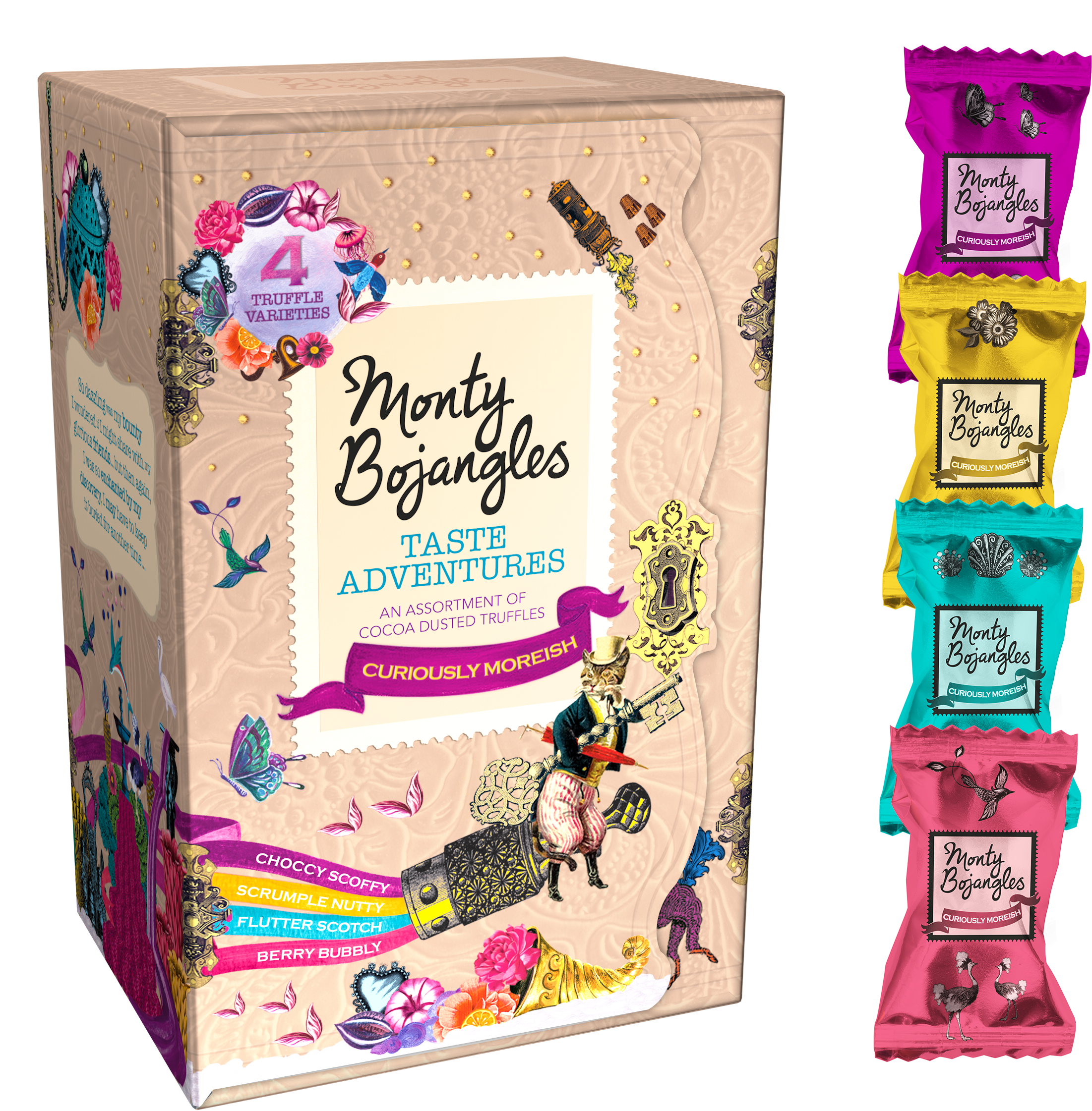 Taste Adventures Treasure Box 200g - Monty Bojangles Taste Adventure 6 Varieties Chocolate (2821x3517), Png Download