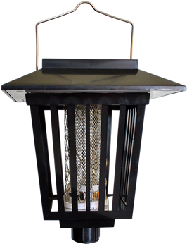 Lámpara Solar Exterminador De Mosquitos - Lampara Mata Insectos Solar (640x360), Png Download