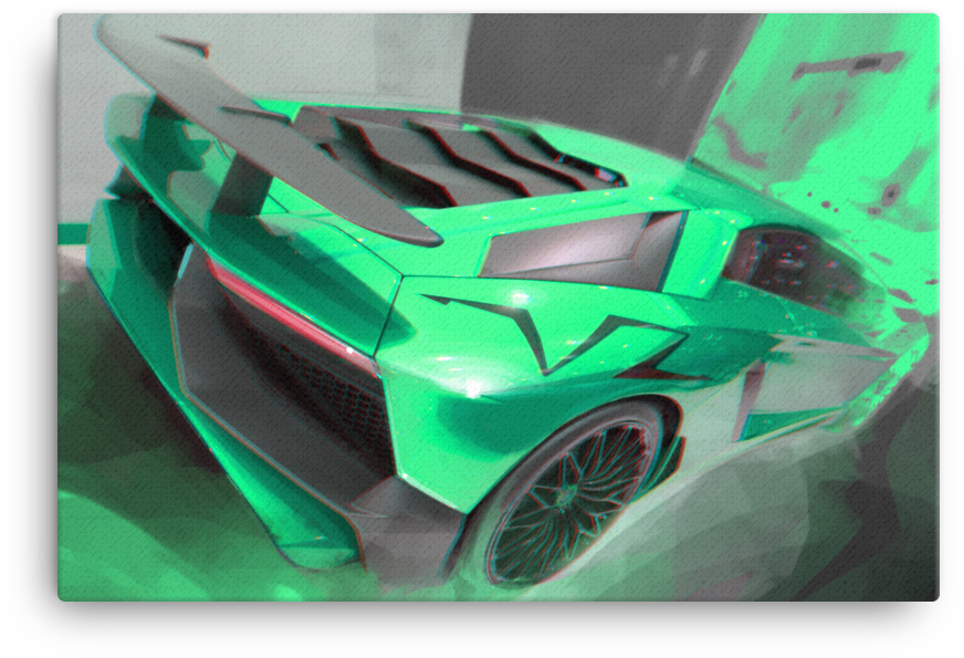 Aventador Sv 24"x36" (1000x1000), Png Download