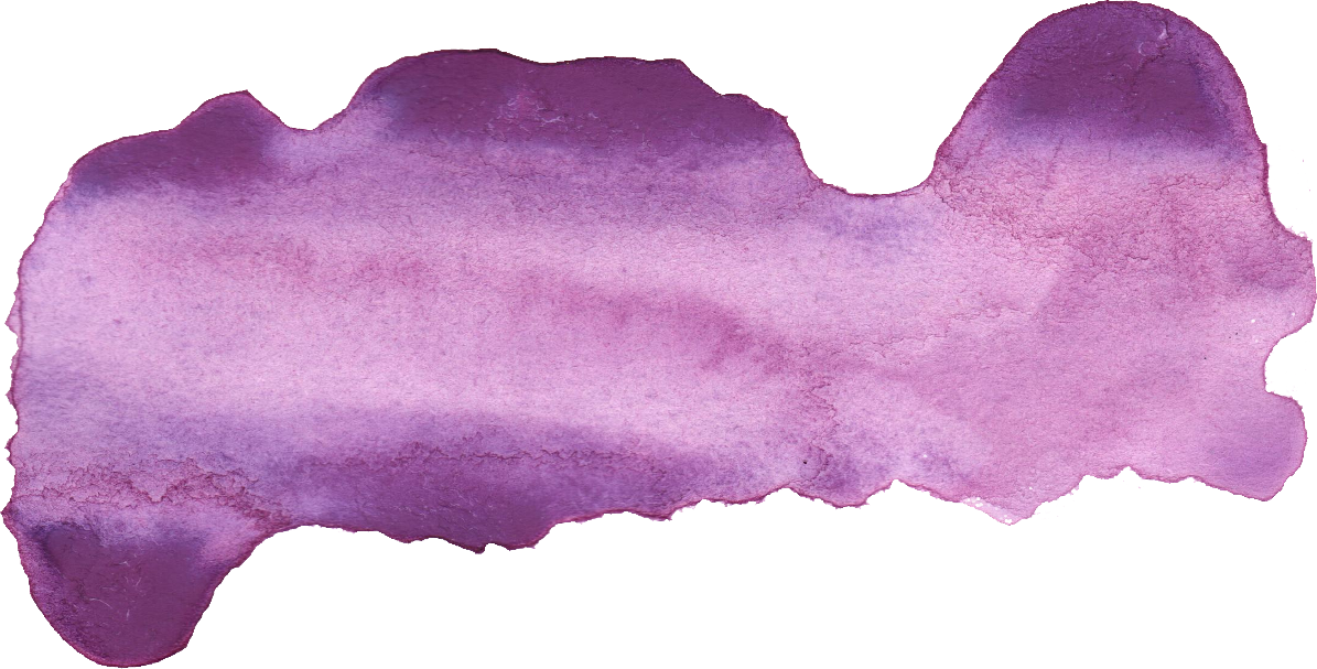 24 Purple Watercolor Brush Stroke Png Transparent - Purple (1195x607), Png Download