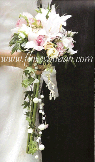 Pulse Para Ampliar El Producto - Ramos De Novia Con Orquideas Blancas (550x550), Png Download