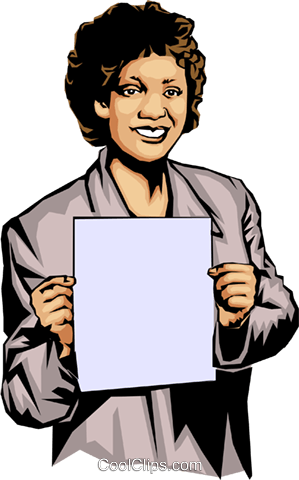 Afro-american Women Royalty Free Vector Clip Art Illustration - Information (299x480), Png Download