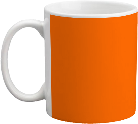 More Views - Orange Mug Transparent Background (500x500), Png Download