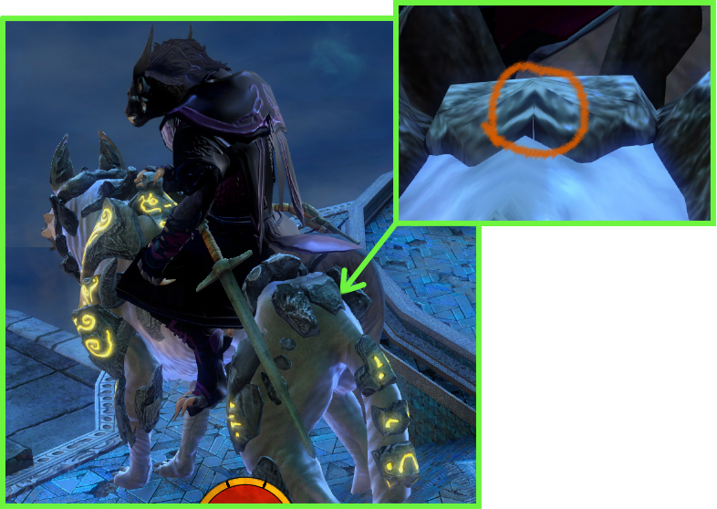 Admiring The Animated Textures, When I Noticed A Small - Guild Wars 2 (786x558), Png Download