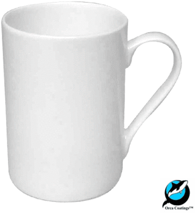 Sublimation Blank 1x Orca Birmingham Fine Bone China - Heat Press Nation 11 Oz. Orca Ceramic Metallic Sublimation (480x480), Png Download