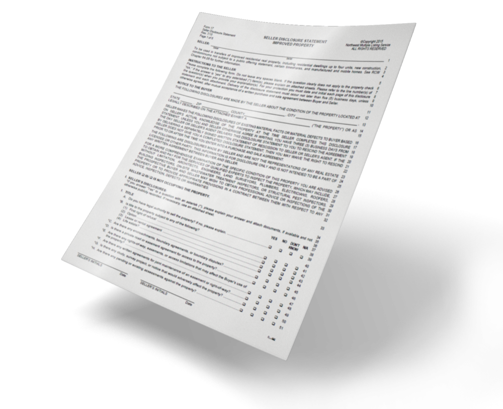 5 Things Buyers Should Know About Seller Disclosure - Brochure (1000x812), Png Download