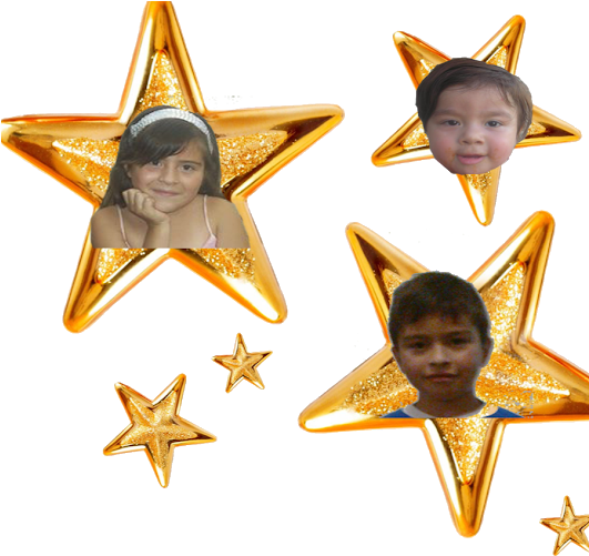 Photo - Gold Stars Png (530x531), Png Download