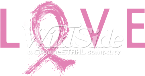 Love Ribbon - Pink Ribbon - Printed T-shirt (525x525), Png Download