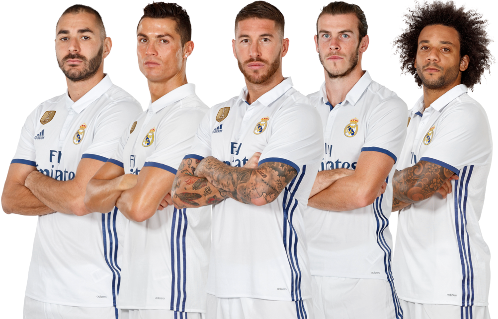 Las Estrellas Del Madrid Promocionan La Selfie - Real Madrid C.f. (1024x642), Png Download