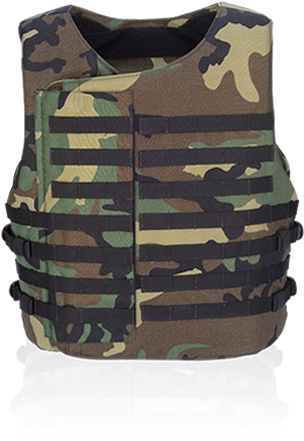 Vest For Sudden Attacks - Bullet Proof Jacket Png (418x500), Png Download