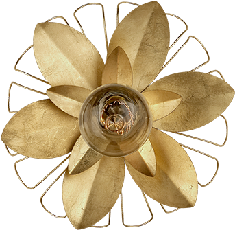 Kate Spade Bouquet Mixed Floral Sconce In Gild - Kate Spade Keaton Mixed Floral Sconce (360x360), Png Download