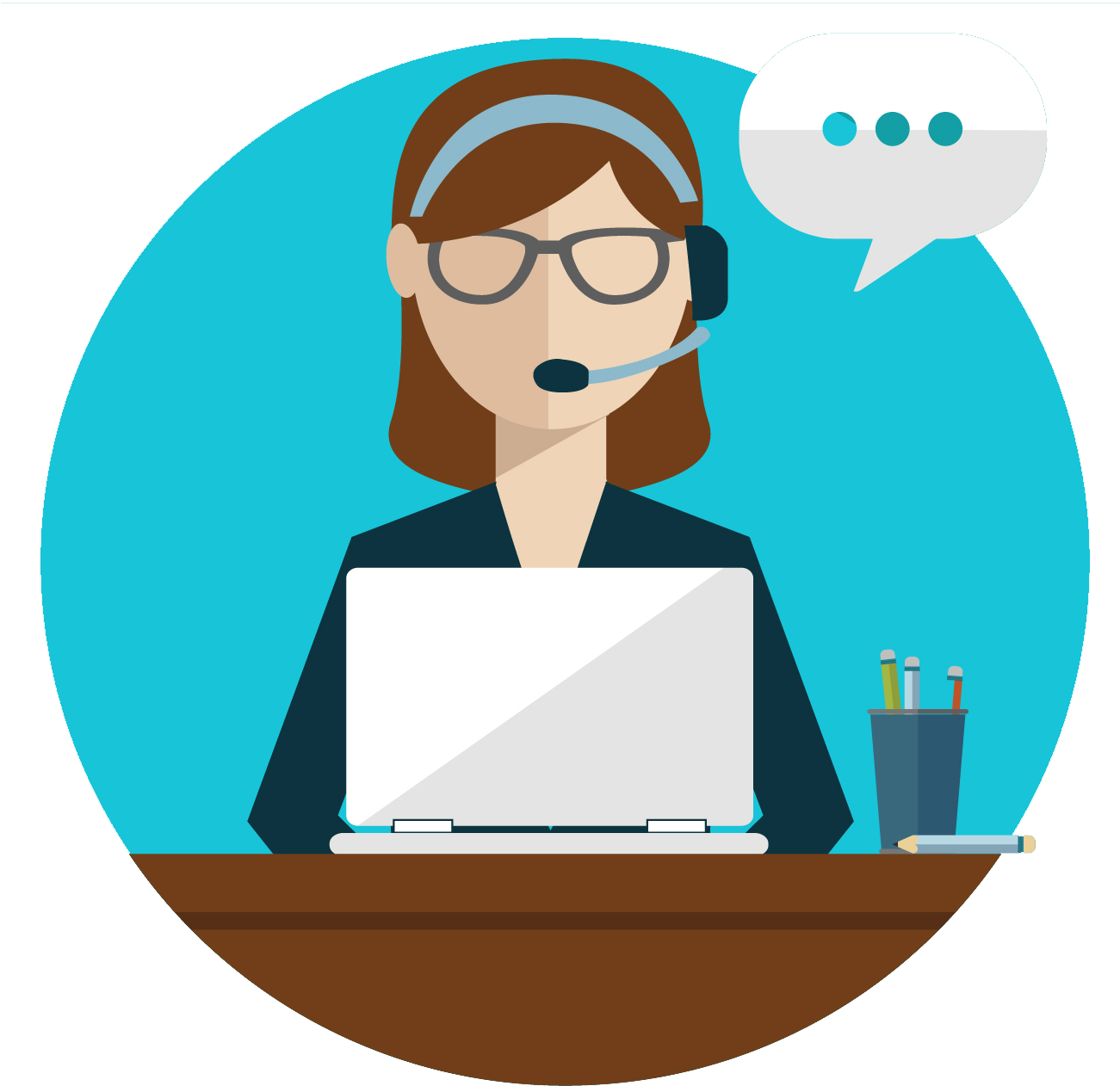 Weratoon Virtual Assistant Business Services - Front Office Y Back Office (1300x1300), Png Download